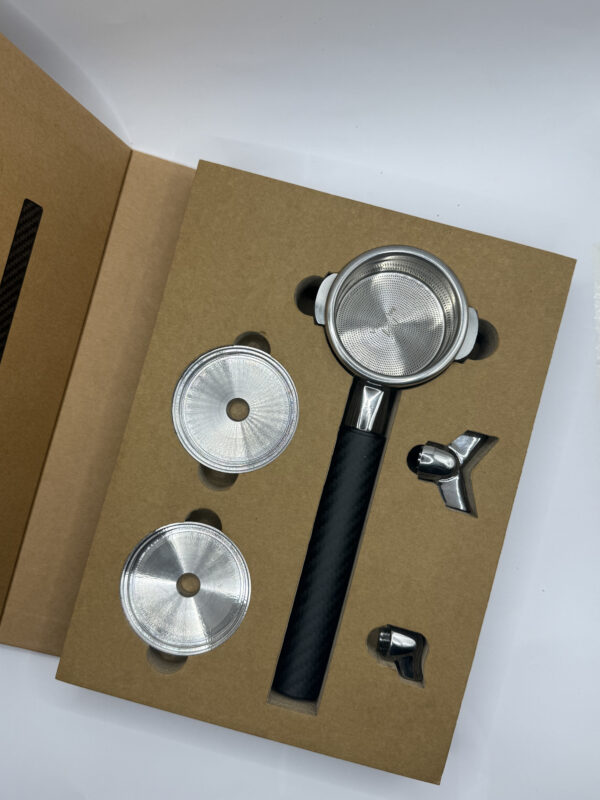 FM Grinder 58mm Carbon Fiber Detachable Portafilter Handle - Image 3
